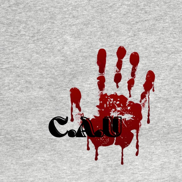 creepy bloody hand C.A.U (creepy and unexplained) by Creepy And Unexplained